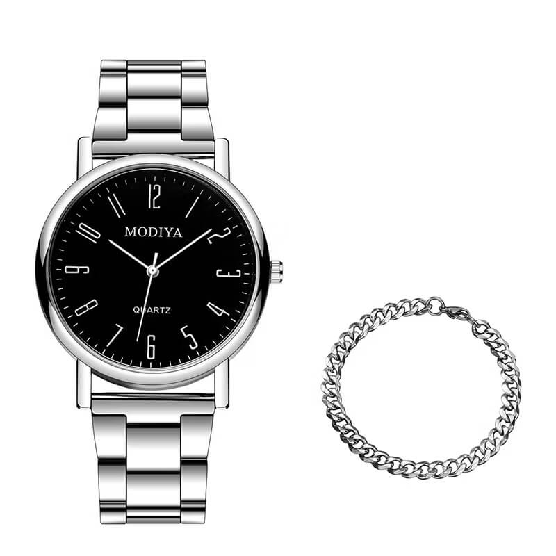 Relógio Masculino + Pulseira de Brinde