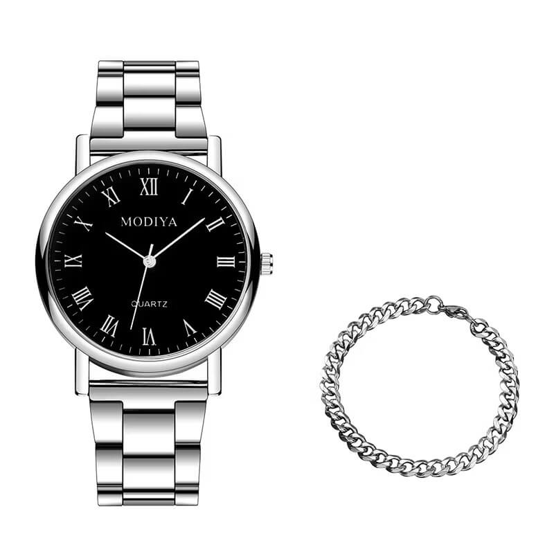 Relógio Masculino + Pulseira de Brinde