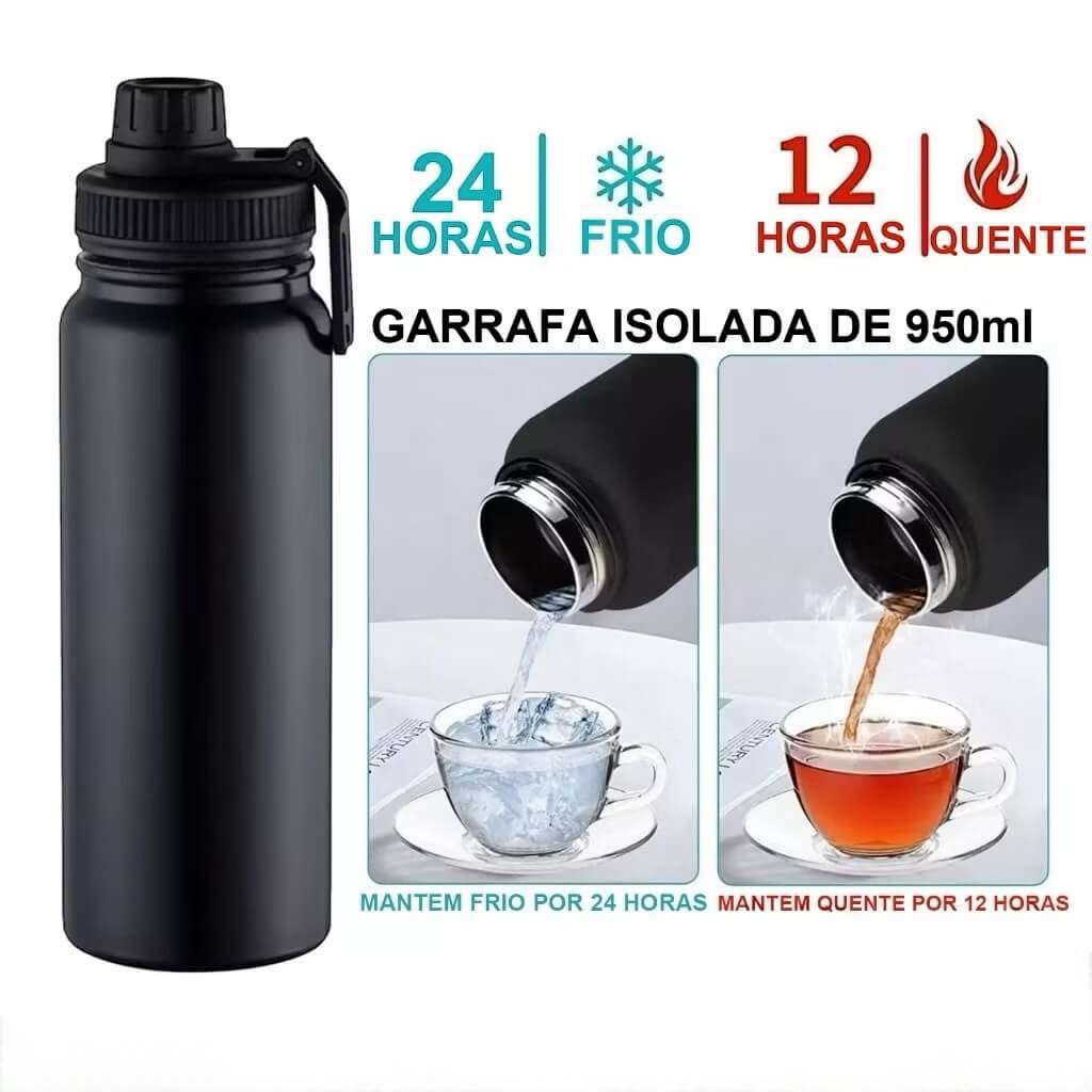 Garrafa Térmica 1000ml Com Alça Paracord