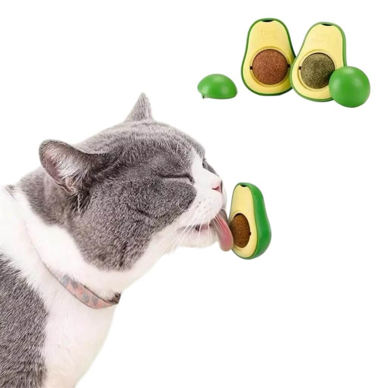Abacate de Brinquedo com Catnip Natural
