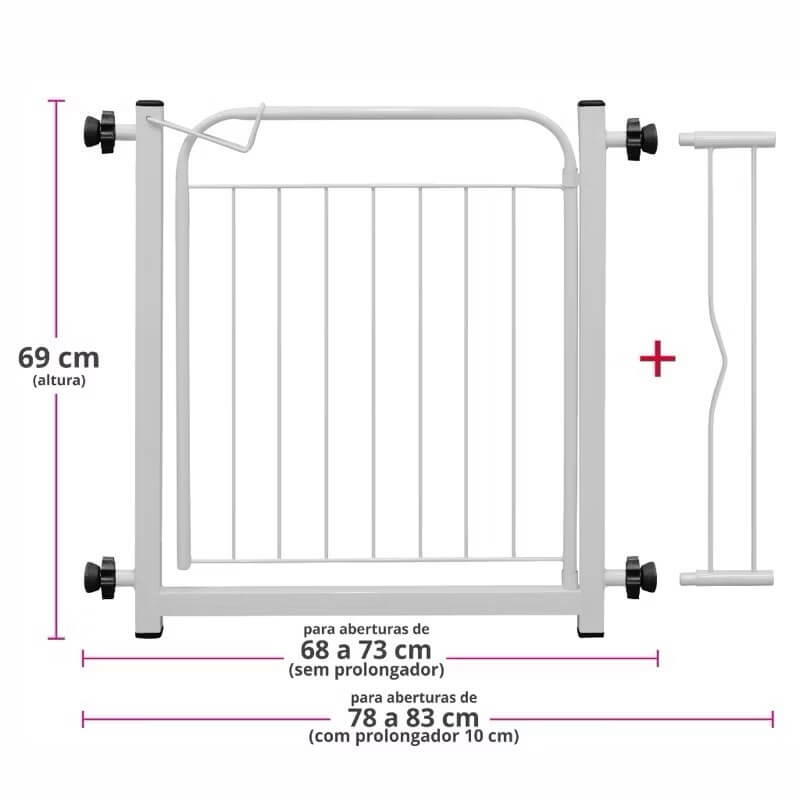 Portão de Segurança com Extensor