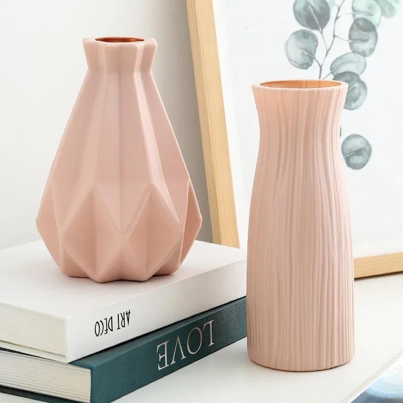 Vaso De Plástico Para Decoração De Casa